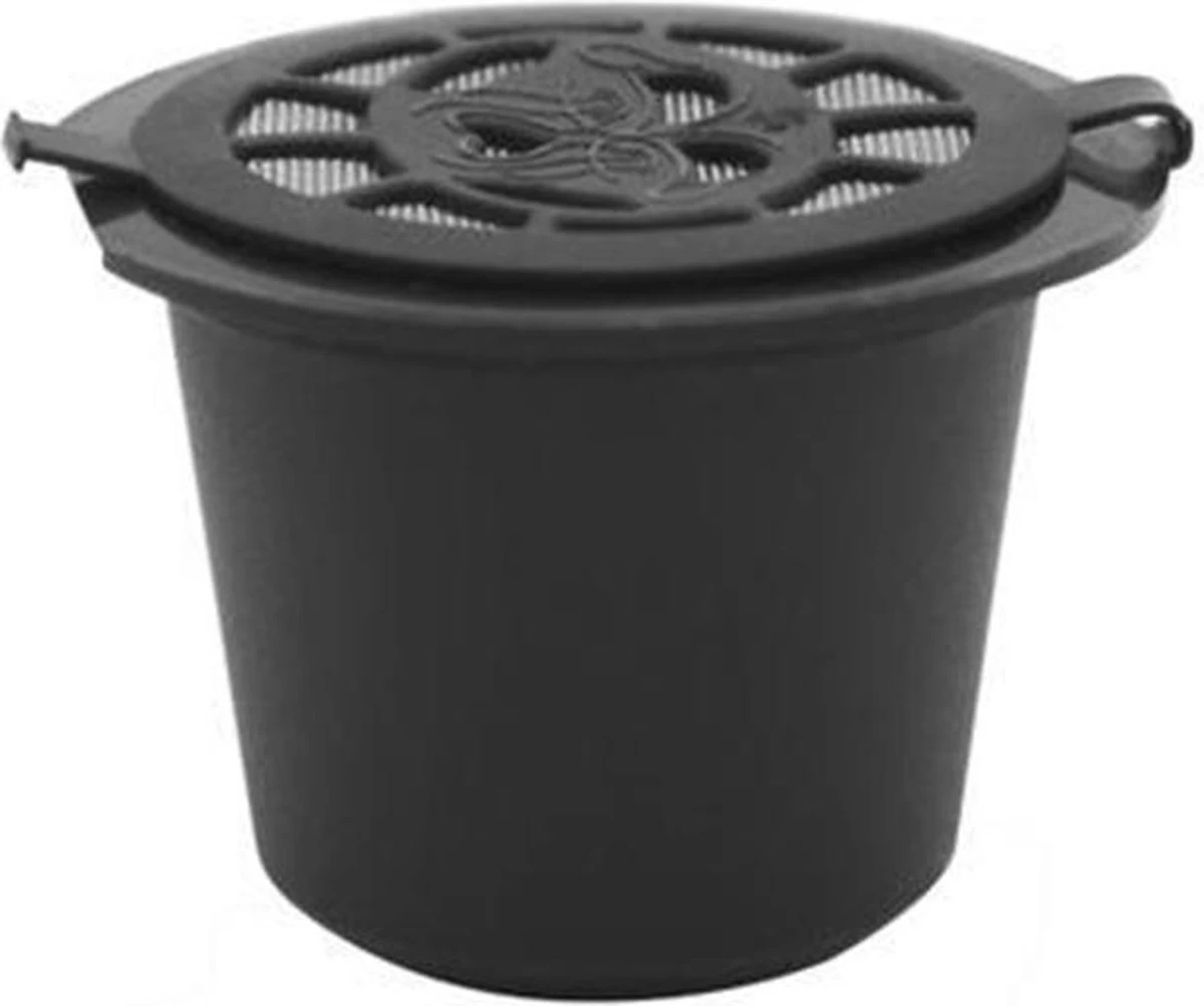 Filtre à Capsules De Café TDR Cup-4 Filtre à Capsules Rechargeable Avec Cuillère Et Brosse Pour Machines à Café DOLCE GUSTO - Noir 4 Filtre à Capsules De Café TDR Cup-4 Filtre à Capsules Rechargeable Avec Cuillère Et Brosse Pour Machines à Café DOLCE GUSTO - Noir – Image 2