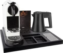 Plateau D'accueil Roootz Venezia Avec Bouilloire Et Notice - Porte-capsule Nespresso - Plateau à Café - ABS Résistant à La Chaleur 9 Plateau D'accueil Roootz Venezia Avec Bouilloire Et Notice - Porte-capsule Nespresso - Plateau à Café - ABS Résistant à La Chaleur -Dégustation Délicate 1200x1009