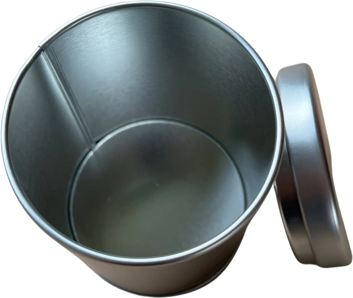 Lot De 12 Boîtes Rondes En Tôle Avec Couvercle - Boîte De Rangement - Boîte De Rangement - Boîte à Thé - Diamètre 7,2 Cm - Hauteur 10,7 Cm 4 Lot De 12 Boîtes Rondes En Tôle Avec Couvercle - Boîte De Rangement - Boîte De Rangement - Boîte à Thé - Diamètre 7,2 Cm - Hauteur 10,7 Cm – Image 2