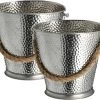 Set De 2x Seau à Champagne/seau à Glace En Inox Avec Anse En Corde 5 Litres - 5000 Ml - Seau à Boisson /seau à Glace 1 Set De 2x Seau à Champagne/seau à Glace En Inox Avec Anse En Corde 5 Litres - 5000 Ml - Seau à Boisson /seau à Glace -Dégustation Délicate 1200x1013 3