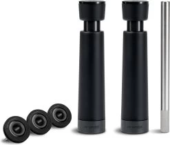 Airtender Vin Aerated And Vacuum Set - Aérateur De Vin - Pompe à Vin - Stockage Sous Vide - Décanteur - Acier Inoxydable