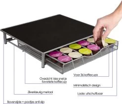 QY Porte-capsules Avec Tiroir Pour 36 Capsules De Café Dolce Gusto Et Plaque Pour Votre Machine à Café 15 QY Porte-capsules Avec Tiroir Pour 36 Capsules De Café Dolce Gusto Et Plaque Pour Votre Machine à Café -Dégustation Délicate 1200x1021 1