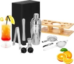 Ensemble De Cocktails Set | Set De 11 Shakers à Cocktail | Y Compris Support En Bamboe Et Emballage Cadeau | ACIER INOXYDABLE | Couleur Argent 34 Ensemble De Cocktails Set | Set De 11 Shakers à Cocktail | Y Compris Support En Bamboe Et Emballage Cadeau | ACIER INOXYDABLE | Couleur Argent -Dégustation Délicate 1200x1037 2