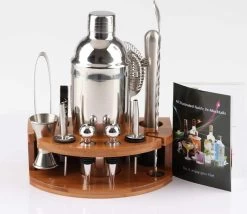 TDR - Ensemble De Shaker à Cocktail 12 Pièces - Acier Inoxydable