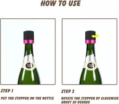 Bouchon De Bouteille De Champagne - Bouchon De Bouteille De Champagne - Vide - Couleur Noir/bleu - Bouchon Mécanique 12 Bouchon De Bouteille De Champagne - Bouchon De Bouteille De Champagne - Vide - Couleur Noir/bleu - Bouchon Mécanique -Dégustation Délicate 1200x1046 5