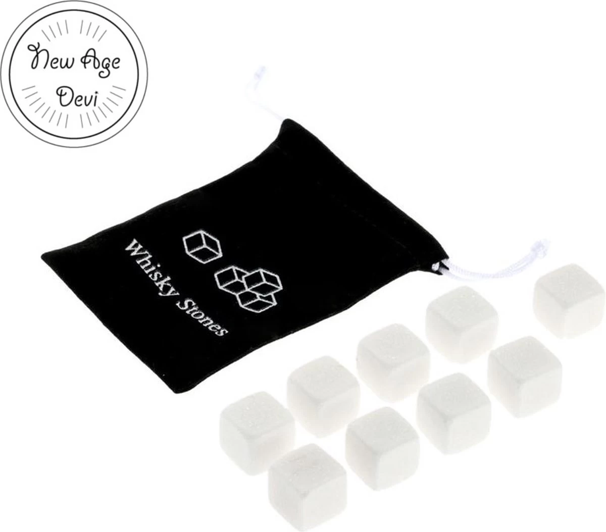New Age Devi - Pierres à Whisky - Pierres à Whisky - 9 Pièces - Pierres Naturelles - On The Rocks - Glaçons Naturels 3 New Age Devi - Pierres à Whisky - Pierres à Whisky - 9 Pièces - Pierres Naturelles - On The Rocks - Glaçons Naturels