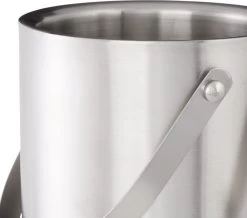 Relaxdays - Seau à Glace Avec Pince Et Couvercle 2 Litres - Seau à Glace Argenté - Acier Inoxydable -Dégustation Délicate 1200x1058 1