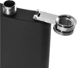 WvH Hip Flask Set - Avec Extra Hip Flask 175ML/6OZ- Entonnoir Et Deux Tasses - Hip Flask - 235 ML/8OZ - Acier Inoxydable Et Cuir - Coffret Cadeau -Dégustation Délicate 1200x1063 11