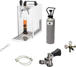 Set Complet, Robinet à Bière, PYGMY 25, 1 Robinet, Refroidisseur à Sec, Robinet à Bière De 35 Litres/heure, - Robinet à Bière, Beertender, Robinet à Domicile, Refroidisseur à Bière, Green Line