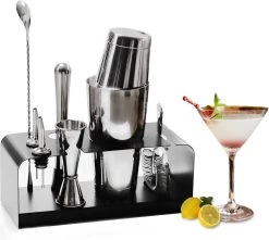 Cocktail Set - Cocktail Set Cocktail Shaker Set - Barkeeper-Bar- Kit Cocktail Set - Durable Pour La Maison Et Le Jardin Ou Un Cadeau D'anniversaire