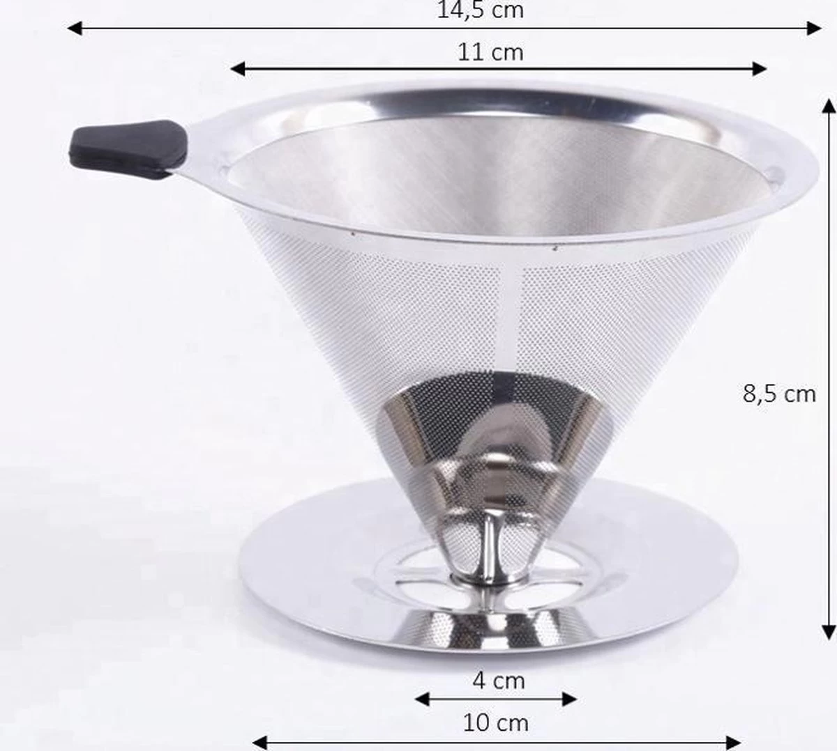 Filtre à Café Réutilisable Avec Cuillère à Café En Acier Inoxydable | Porte-filtre à Café Permanent | Pour Faire Du Café | Le Café Filtre Verse | 1 à 4 Tasses | Filtre à Café Lavable | Filtre à Café De Voyage / Camping 11 Filtre à Café Réutilisable Avec Cuillère à Café En Acier Inoxydable | Porte-filtre à Café Permanent | Pour Faire Du Café | Le Café Filtre Verse | 1 à 4 Tasses | Filtre à Café Lavable | Filtre à Café De Voyage / Camping – Image 9