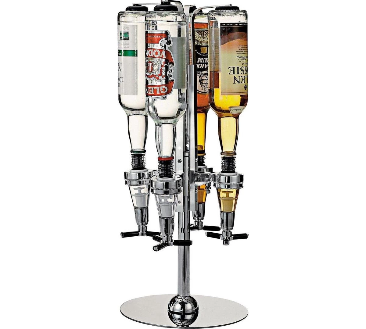 Support De Bouteille De Boisson Avec Taille Et Division Pour 4 Bouteilles | Optique De La Barre De Position 4 Support De Bouteille De Boisson Avec Taille Et Division Pour 4 Bouteilles | Optique De La Barre De Position – Image 2