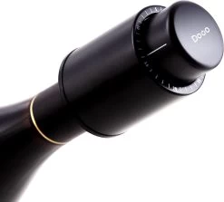 Pompe à Vide à Vin DOWO® Avec échelle De Date - Bouchon à Vin - Pompe à Vide à Vin - Bouchon à Champagne