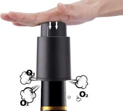 Bouchon Sous Vide 7Mila Pour Vin Et Champagne | Date De Péremption Plus Longue | Pompe à Vide | Bouchon De Champagne à Vin | Vin Champagne | Agréable à Offrir En Cadeau!
