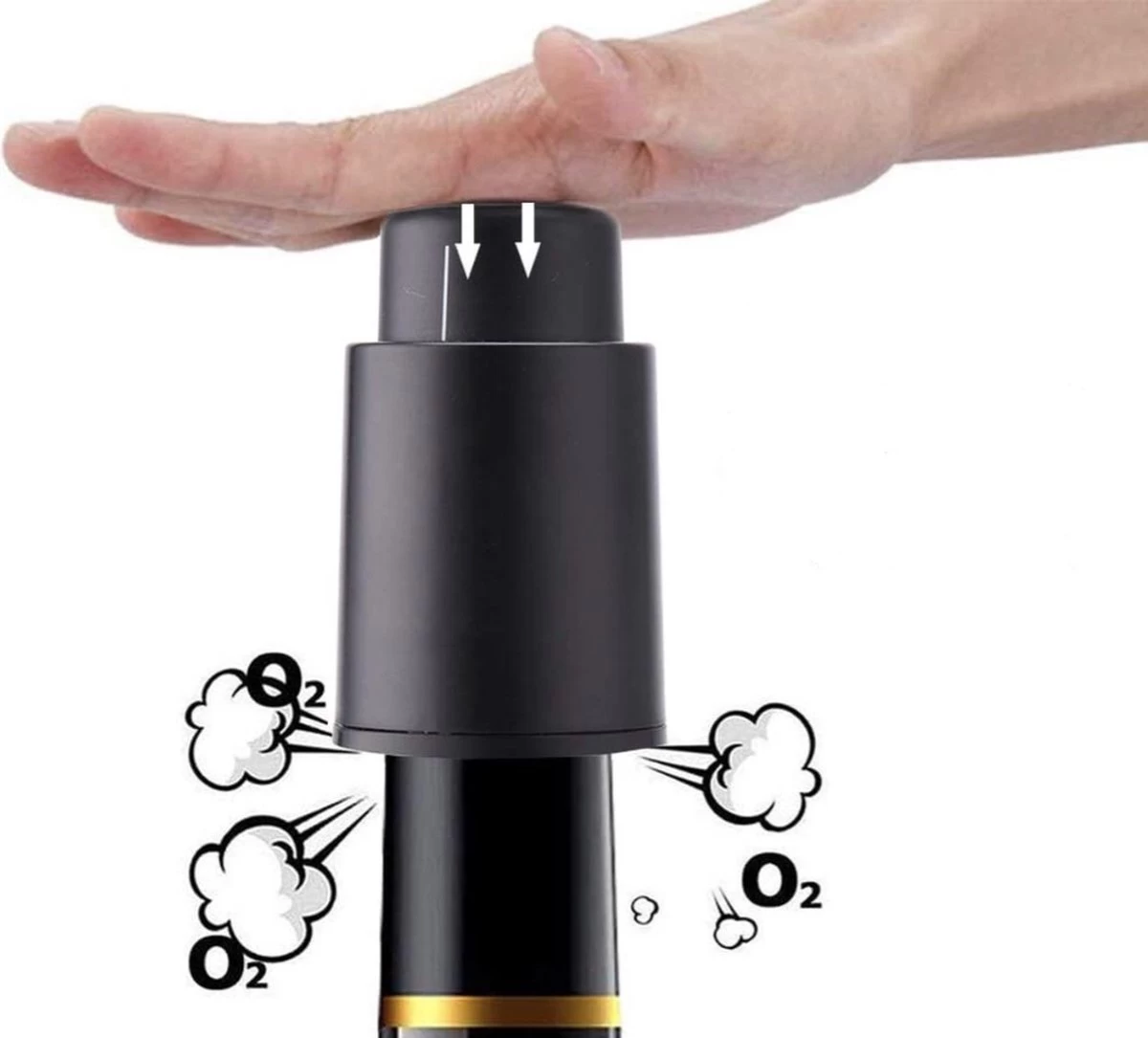 Bouchon Sous Vide 7Mila Pour Vin Et Champagne | Date De Péremption Plus Longue | Pompe à Vide | Bouchon De Champagne à Vin | Vin Champagne | Agréable à Offrir En Cadeau! 4 Bouchon Sous Vide 7Mila Pour Vin Et Champagne | Date De Péremption Plus Longue | Pompe à Vide | Bouchon De Champagne à Vin | Vin Champagne | Agréable à Offrir En Cadeau! – Image 2