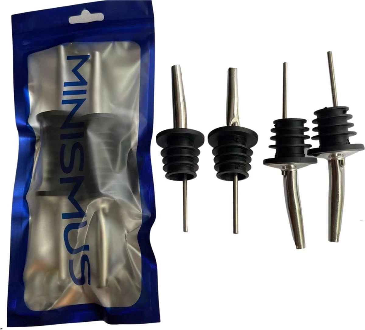 Set Premium Lot De 12 Becs Verseurs - Bouchons Verseurs - Vin - Bouteille - Cocktail - 12 Pièces 7 Set Premium Lot De 12 Becs Verseurs - Bouchons Verseurs - Vin - Bouteille - Cocktail - 12 Pièces – Image 5