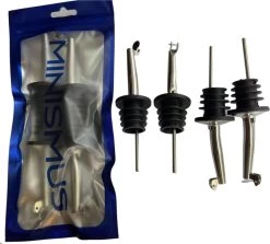 Minismus Premium Bec Avec Fermeture Set De 4 - Bouchons Verseurs - Vin - Bouteille - Cocktail - 4 Pièces -Dégustation Délicate 1200x1085 6