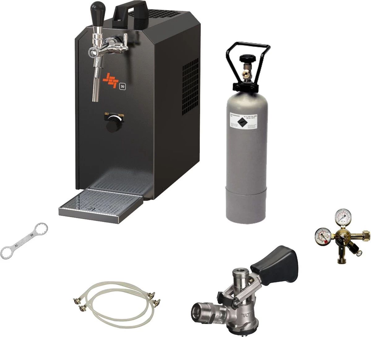 Set Complet - Robinet à Bière JET 30 1 Robinet, Refroidisseur à Sec, 35 Litres / Heure Robinet à Domicile, Refroidisseur à Bière 3 Set Complet - Robinet à Bière JET 30 1 Robinet, Refroidisseur à Sec, 35 Litres / Heure Robinet à Domicile, Refroidisseur à Bière
