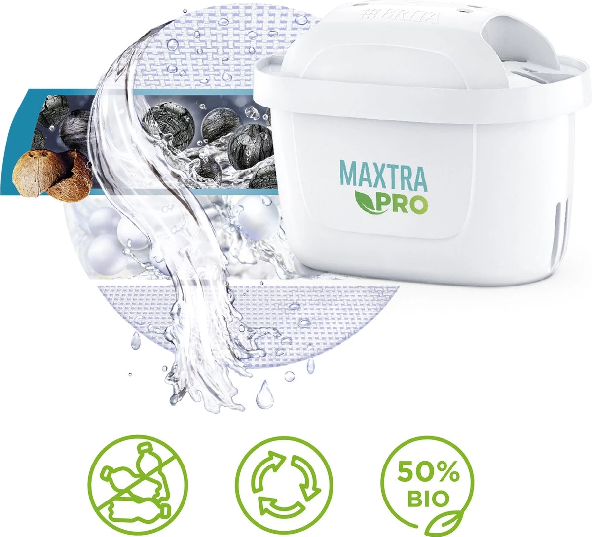 BRITA - Carafe Filtrante à Eau - Marella Cool - Comprenant 1 Cartouche Filtrante à Eau MAXTRA PRO ALL-IN-1 - Wit - 2,4L 4 BRITA - Carafe Filtrante à Eau - Marella Cool - Comprenant 1 Cartouche Filtrante à Eau MAXTRA PRO ALL-IN-1 - Wit - 2,4L – Image 2
