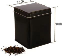 6 X Boîte De Rangement Carrée Classique / Boîte à Thé, Empilable, Avec 6 étiquettes, étanches Aux Arômes En Métal Pour 140 G Earl Grey Chacune, | 9,8 X 7,6 X 7,6 Cm (H, L, P) également Idéal Comme Pot à Café, à Riz Ou à épices 13 6 X Boîte De Rangement Carrée Classique / Boîte à Thé, Empilable, Avec 6 étiquettes, étanches Aux Arômes En Métal Pour 140 G Earl Grey Chacune, | 9,8 X 7,6 X 7,6 Cm (H, L, P) également Idéal Comme Pot à Café, à Riz Ou à épices -Dégustation Délicate 1200x1092