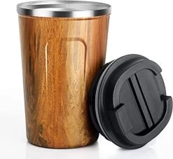 Tasse Thermos - Tasse à Café Acier Inoxydable, Double Paroi, Isotherme, étanche, Tasse De Voyage Avec Couvercle, Tasse à Café à Emporter / Tasse Thermos - Tasse à Coffee / Boissons Chaudes Et Froides 380ml