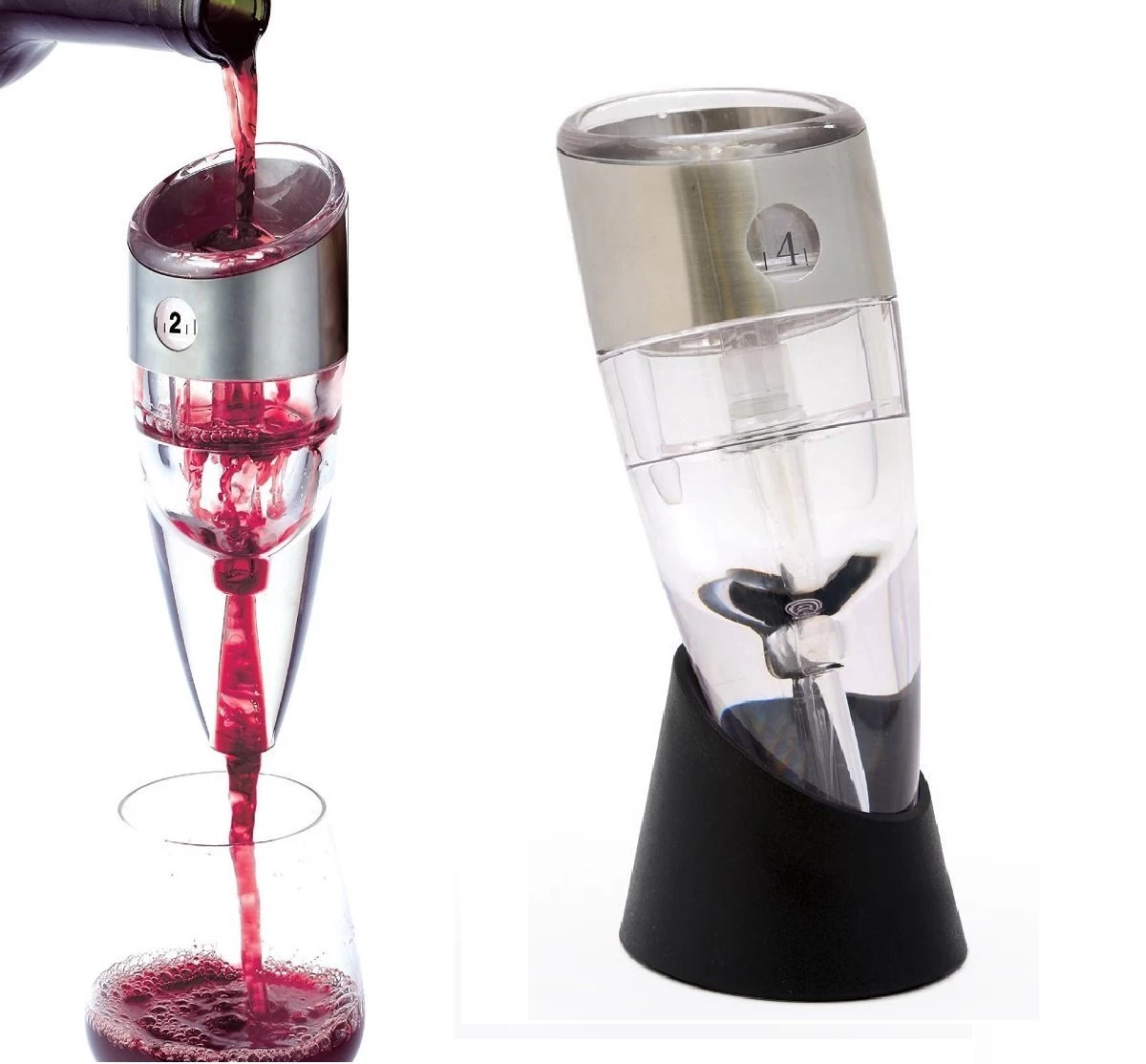 Bar Amigos Twist - Décanteur / Aérateur à Vin - Deluxe - Réglable - Fonctionnement 3 Voies - Aérateur à Vin 11 Bar Amigos Twist - Décanteur / Aérateur à Vin - Deluxe - Réglable - Fonctionnement 3 Voies - Aérateur à Vin – Image 9