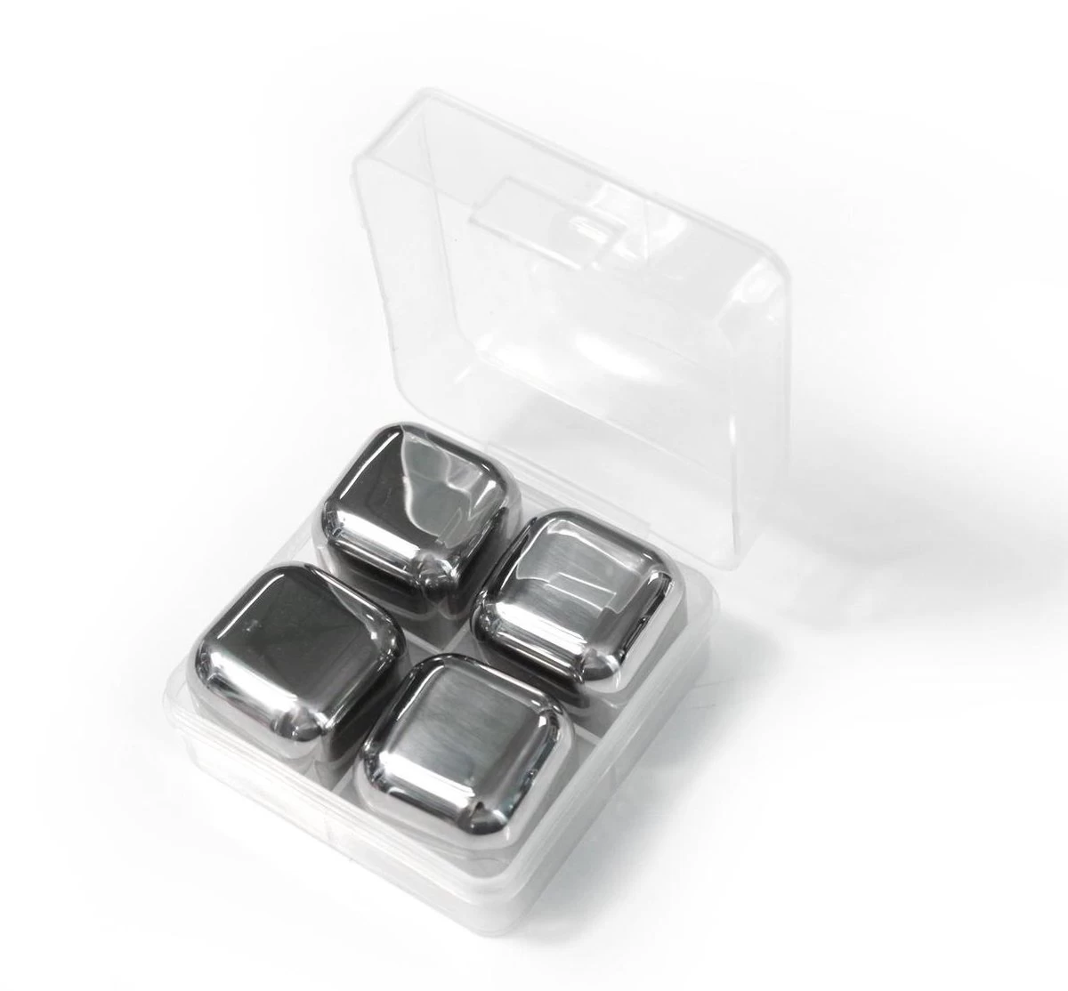 Pierres à Whisky En Acier Inoxydable - Ensemble Premium - Pierres à Whisky En Métal - 4 Pièces - SEC 8 Pierres à Whisky En Acier Inoxydable - Ensemble Premium - Pierres à Whisky En Métal - 4 Pièces - SEC – Image 6