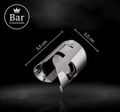 Ensemble De Bouchons à Champagne Bar Essentials (2x Couleur Argent) - Valve De Bouteille - Valve De Champagne - Bouchon De Champagne - Bouchon De Champagne - Bouchon De Champagne -Dégustation Délicate 1200x1119 1