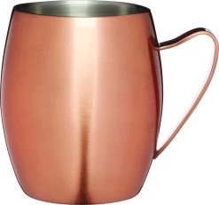 Tasse à Cocktail Barcraft Moscow Mule 370 Ml 11,5 X 9 Cm Acier Inoxydable Koper