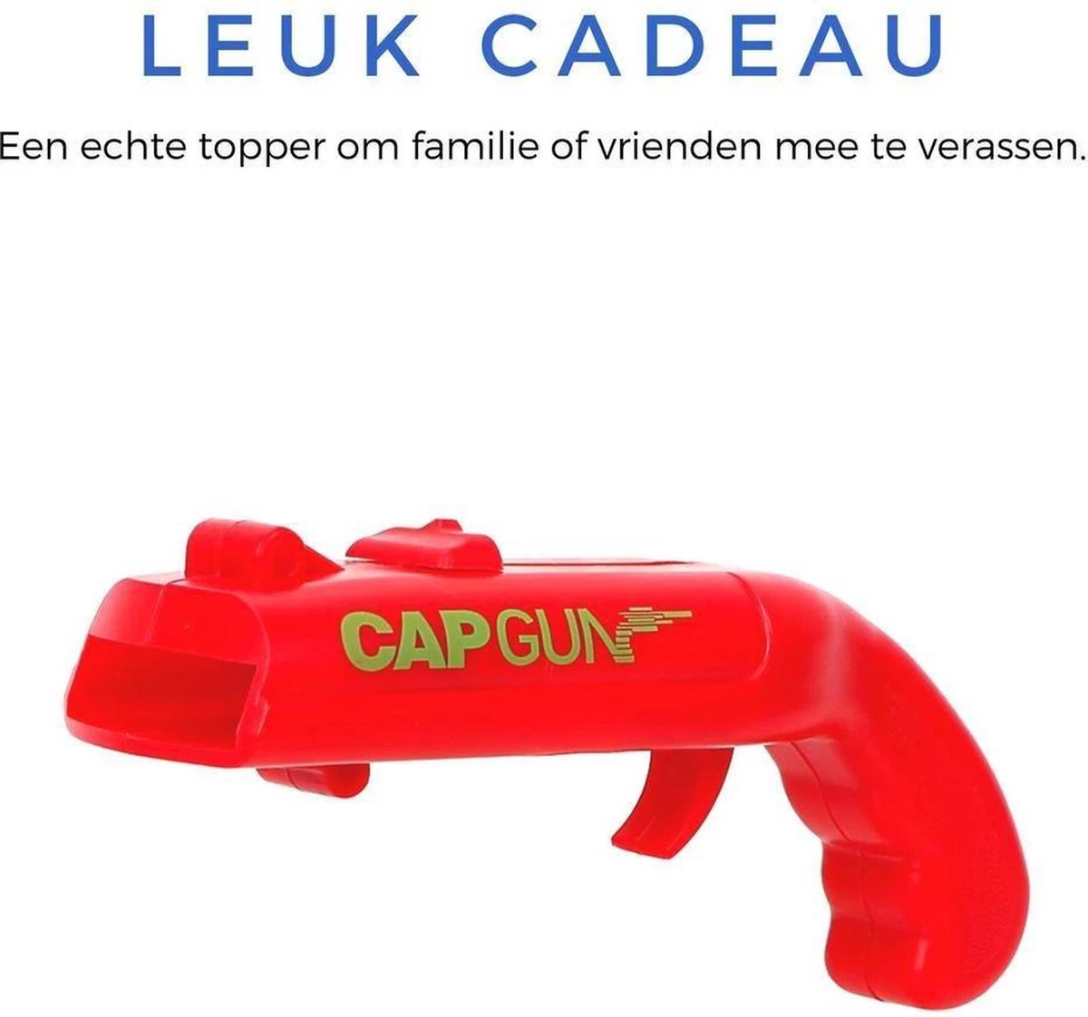 Beer Cap Shooter - Cap Shooter - Ouvre- Bière - Ouvre-bouteille - Cadeau Uniek - Cadeau De Bières - Cap Gun - Couleur Rouge 3 Beer Cap Shooter - Cap Shooter - Ouvre- Bière - Ouvre-bouteille - Cadeau Uniek - Cadeau De Bières - Cap Gun - Couleur Rouge