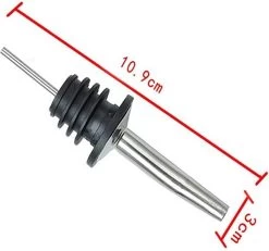 Bec Verseur D'huile D'olive En Acier Inoxydable Avec Bouchon - Bouchon Verseur - Verseur De Vin, Bouteille, Cocktail - Verseur D'huile En Plastique - Verseur De Liquide - Bar Et Cuisine -Dégustation Délicate 1200x1122