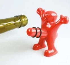 Creartix® - Bouchon De Bouteille Happy Man - Bouchon De Vin - Bouchon De Bouteille - Cadeau Amusant - Bouchon De Vin - Bouchon De Bouteille De Vin