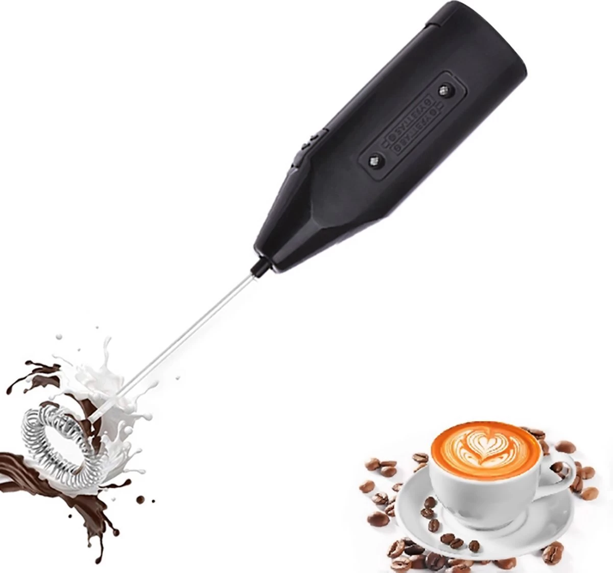 Mousseur à Lait électrique INTER-CAFFÈ® - Mousseur à Lait Manuel - Mousseur à Lait - Zwart - Garantie 1 An 7 Mousseur à Lait électrique INTER-CAFFÈ® - Mousseur à Lait Manuel - Mousseur à Lait - Zwart - Garantie 1 An – Image 5