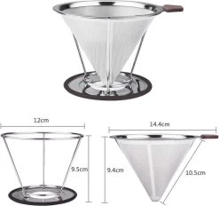 Filtre à Café Professionnel En Acier Inoxydable - Réutilisable - Avec Brosse - Sans Papier - Eco Friendly - Filtre à Café Pour Faire Du Café - Filtre Permanent - Restaurant / Café 14 Filtre à Café Professionnel En Acier Inoxydable - Réutilisable - Avec Brosse - Sans Papier - Eco Friendly - Filtre à Café Pour Faire Du Café - Filtre Permanent - Restaurant / Café -Dégustation Délicate 1200x1129 1