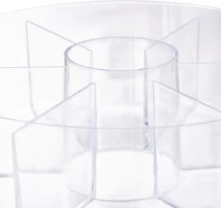 Relaxdays 2 X Boîte à Thé Ronde - Boîte à Thé Transparente - Boîte De Rangement Sachets De Thé - 6 Compartiments -Dégustation Délicate 1200x1129