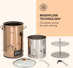Bouilloire Mundschenk, Installation De Brassage De Bière, 2500 Watts, 30 L, 9 Programmes -Dégustation Délicate 1200x1129 6