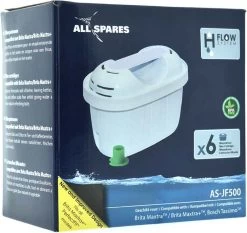 Filtre à Eau AllSpares 100486 / 101929 / BR-1022214-12 Pour Brita Maxtra, Maxtra+ Et Bosch Tassimo - Pack De 6 Avec Cartouches Filtrantes -Dégustation Délicate 1200x1130 6