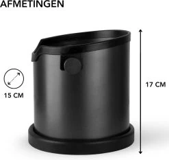Maevory Knock Box Café - Knockbox - Knock Box - Groot - Zwart - Acier Inoxydable 11 Maevory Knock Box Café - Knockbox - Knock Box - Groot - Zwart - Acier Inoxydable -Dégustation Délicate 1200x1131