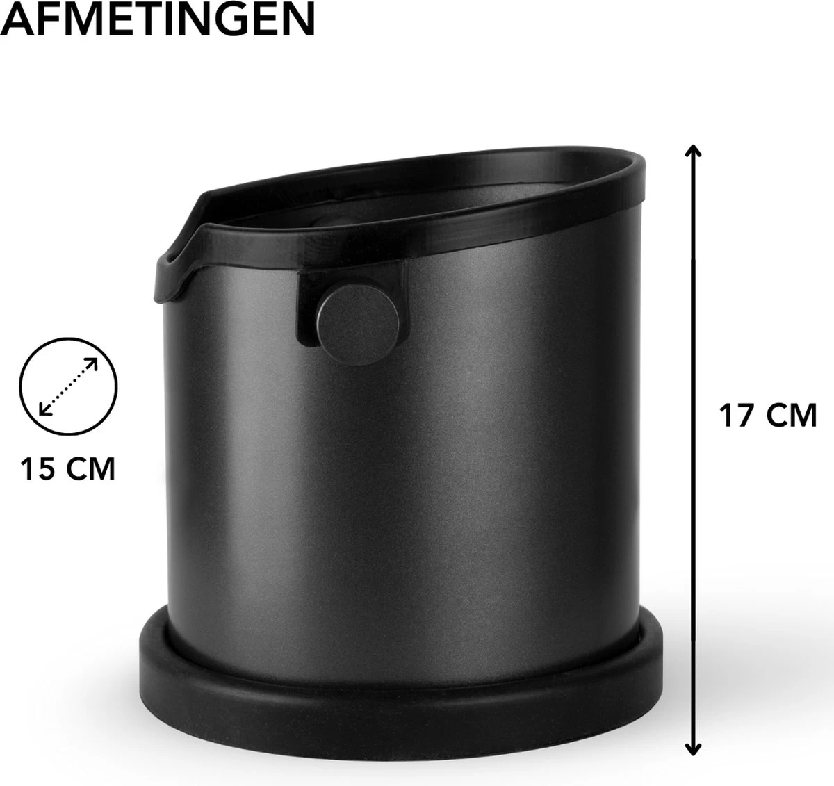 Maevory Knock Box Café - Knockbox - Knock Box - Groot - Zwart - Acier Inoxydable 5 Maevory Knock Box Café - Knockbox - Knock Box - Groot - Zwart - Acier Inoxydable – Image 3