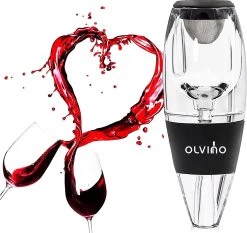 Carafe à Vin - Aérateur De Vin - Incl. Tamis Et Support - Aération 3 Voies - Accessoires De Vêtements Pour Bébé Vin -Dégustation Délicate 1200x1134 3