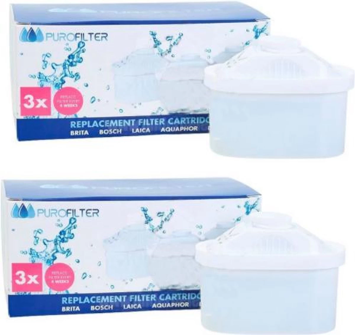 Filtre à Eau Maxtra Filter - 2x Paquet 3 Pièces - Cartouche Filtrante Alternative Pour Brita Maxtra - Alternative 3 Filtre à Eau Maxtra Filter - 2x Paquet 3 Pièces - Cartouche Filtrante Alternative Pour Brita Maxtra - Alternative