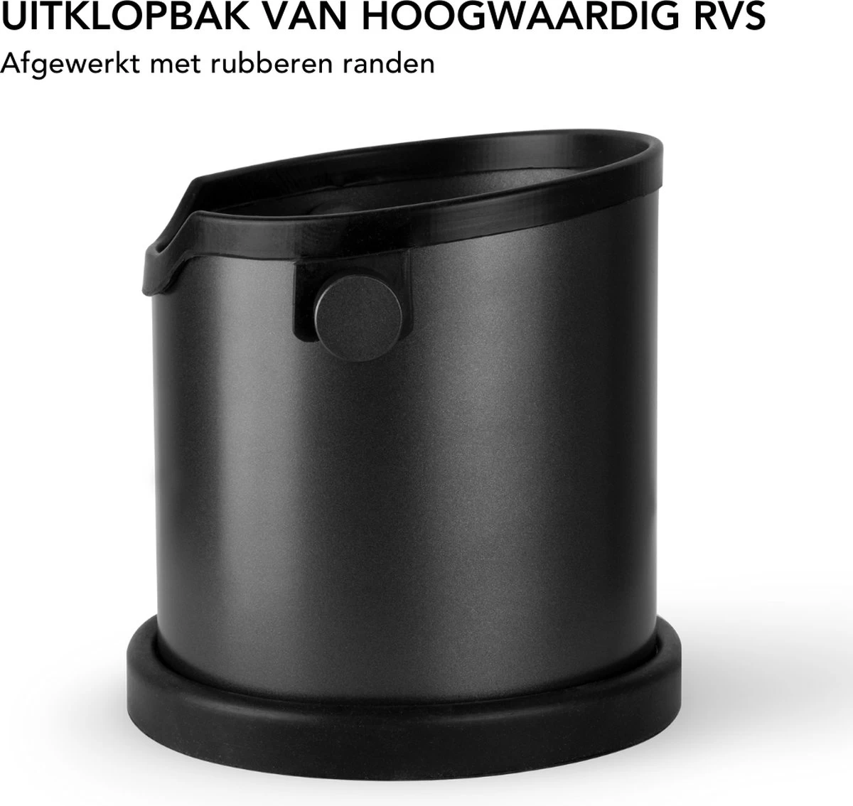 Maevory Knock Box Café - Knockbox - Knock Box - Groot - Zwart - Acier Inoxydable 6 Maevory Knock Box Café - Knockbox - Knock Box - Groot - Zwart - Acier Inoxydable – Image 4