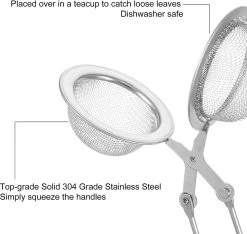 Doodadeals® | Passoire à Thé 3 Pièces | ACIER INOXYDABLE | Infuseur à Thé | Boule D'épices | Passoire à Thé Pour Thé En Vrac | Boule à Thee | 16 Cm | ø 4,5 Cm 13 Doodadeals® | Passoire à Thé 3 Pièces | ACIER INOXYDABLE | Infuseur à Thé | Boule D'épices | Passoire à Thé Pour Thé En Vrac | Boule à Thee | 16 Cm | ø 4,5 Cm -Dégustation Délicate 1200x1135