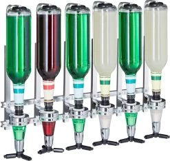 Distributeur Mural / Distributeur De Boissons Nonna - Bar Majordome En Aluminium Pour 6 Bouteilles