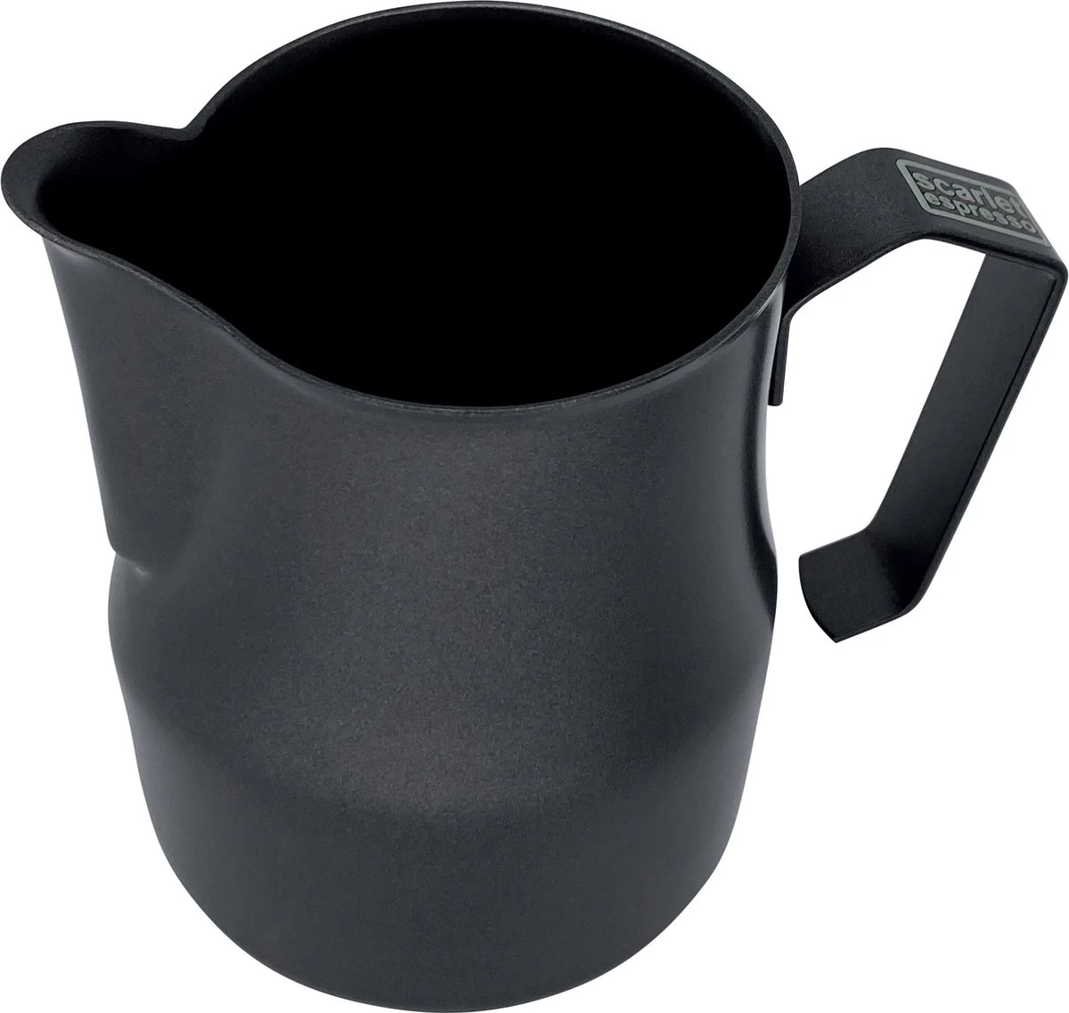 Expresso écarlate | Pot à Lait "L'Art Profi" Pour Latte Art Ou Cappuccino; En Acier Inoxydable 18/10; Pichet Barista De Haute Qualité. Noir 350 Ml 7 Expresso écarlate | Pot à Lait "L'Art Profi" Pour Latte Art Ou Cappuccino; En Acier Inoxydable 18/10; Pichet Barista De Haute Qualité. Noir 350 Ml – Image 5