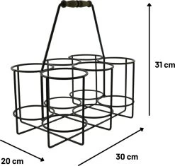 Orange85 à Vin - Porte-bouteille - Debout - Convient Pour 6 Bouteilles - Zwart - Métal - Range-bouteilles -Dégustation Délicate 1200x1144 2