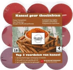 Parfumés Tea Lights - Tea Lights Avec 4 Durée De Combustion - Bougies Chauffe-plat - Parfum Tea Lights -theelichten - 18 Pcs Lumières De Thé Avec L' Geur - Cozy Feux De Thé Saveur Cannelle 7 Parfumés Tea Lights - Tea Lights Avec 4 Durée De Combustion - Bougies Chauffe-plat - Parfum Tea Lights -theelichten - 18 Pcs Lumières De Thé Avec L' Geur - Cozy Feux De Thé Saveur Cannelle -Dégustation Délicate 1200x1146