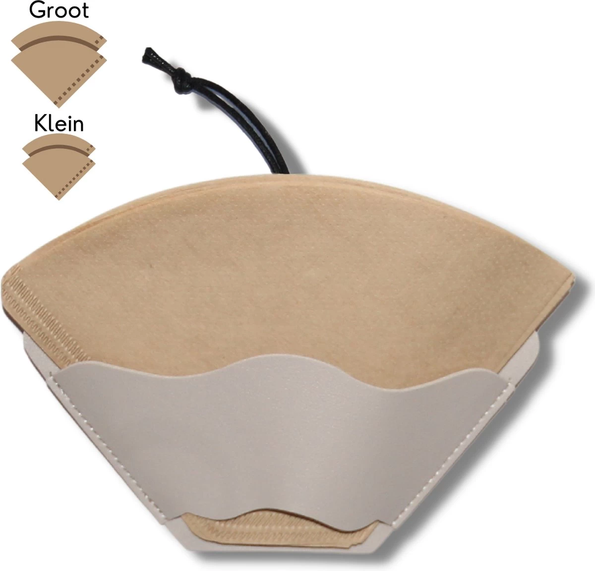 Porte-filtre à Café Keufens | Crème - Porte-filtre à Café - Convient à Tout Filtre à Café - 75 Filtres - Porte-filtre à Café Mural - Cuir Artificiel - Porte-filtre à Café 3 Porte-filtre à Café Keufens | Crème - Porte-filtre à Café - Convient à Tout Filtre à Café - 75 Filtres - Porte-filtre à Café Mural - Cuir Artificiel - Porte-filtre à Café