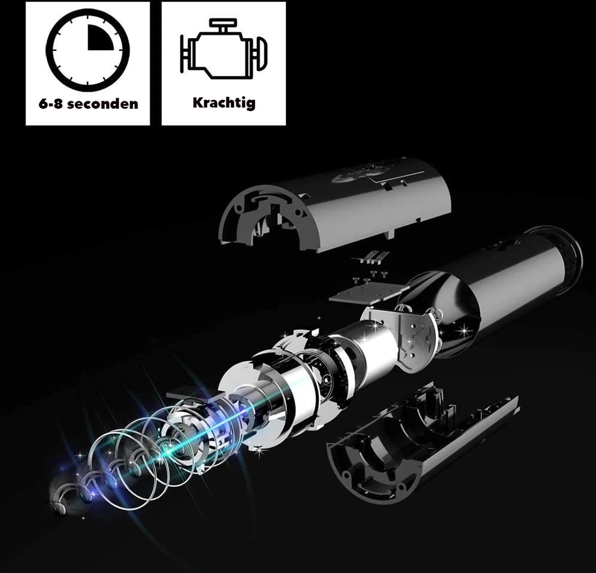 Tire-bouchon électrique - Tire-bouchon électrique - Tire-bouchon Automatique - Accessoires De Vêtements Pour Bébé Pour Le Vin 7 Tire-bouchon électrique - Tire-bouchon électrique - Tire-bouchon Automatique - Accessoires De Vêtements Pour Bébé Pour Le Vin – Image 5