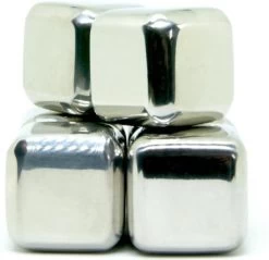 Pierres à Whisky De Luxe En Acier Inoxydable / Glaçons Ensemble De 6 Pièces